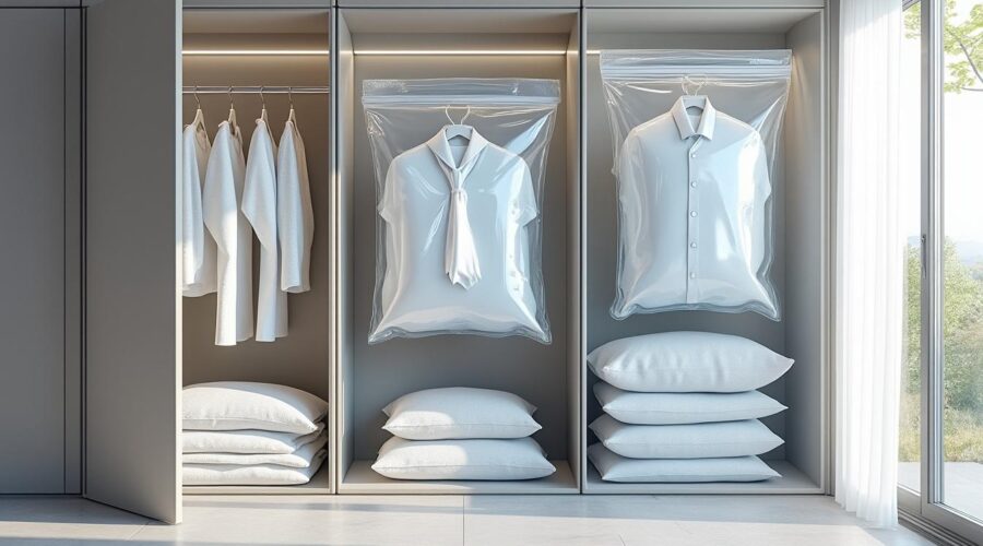 explorez comment les sacs sous vide révolutionnent le rangement en 2025, offrant gain d'espace, protection maximale et organisation optimale pour toutes vos affaires.