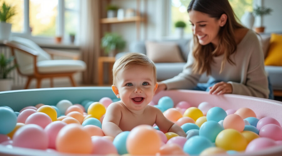découvrez les bienfaits d’une piscine à balles pour votre bébé en 2025 : éveil sensoriel, motricité et moments de jeu en toute sécurité.