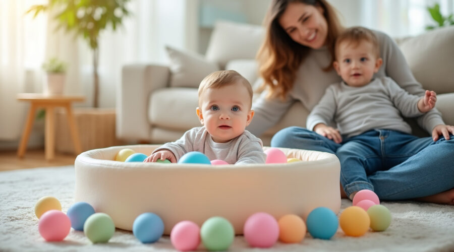 découvrez comment une piscine à balles stimule l’éveil sensoriel, la motricité et le plaisir de jouer de votre bébé, en toute sécurité.